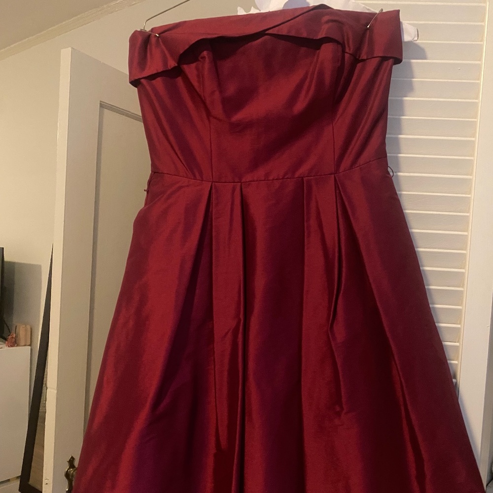 White House Black Market Cranberry Cocktail Dress
